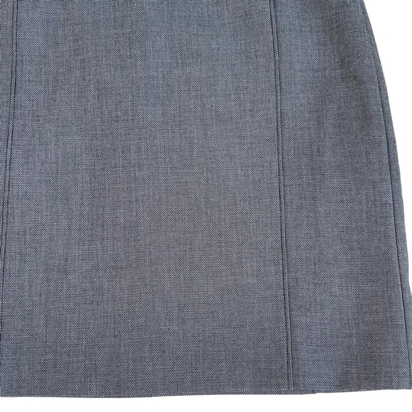 White House Black Market Women’s Luxe Suiting Pencil Skirt Size 8 Leather Trim - Picture 5 of 10